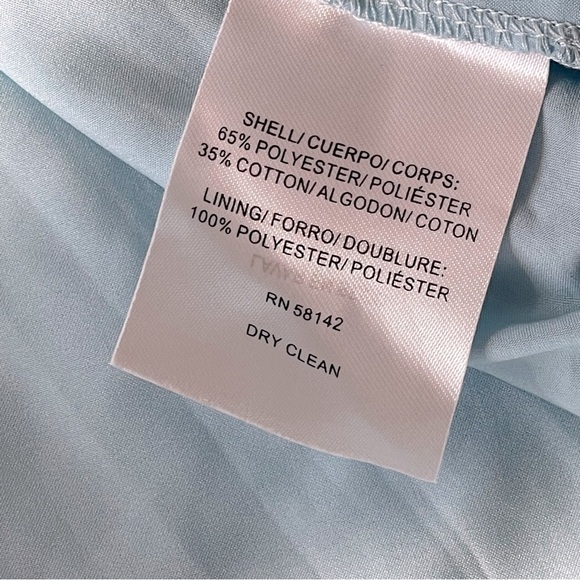 Gal Meets Glam Helena Sundress Women Size 12 Embroidered Ruffle Sleeveless Blue - Picture 10 of 12